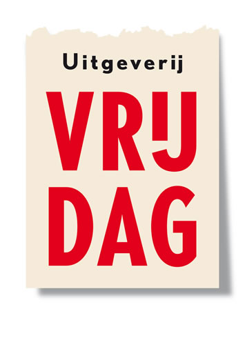 Logo voor Uitgeverij Vrijdag in Antwerpen
